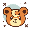 Teddiursa type representative icon